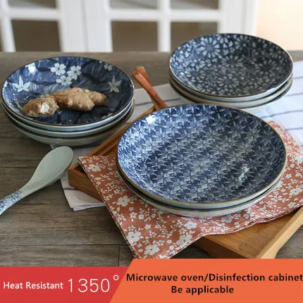 8 inch Ceramic Plate Creative Household dumplings plate Japanese Style Ceramic Dinner Plate Ceramic Breakfast Plate Dessert Dish
8 inch Ceramic Plate Creative Household dumplings plate Japanese Style Ceramic Dinner Plate Ceramic Breakfast Plate Dessert Dish