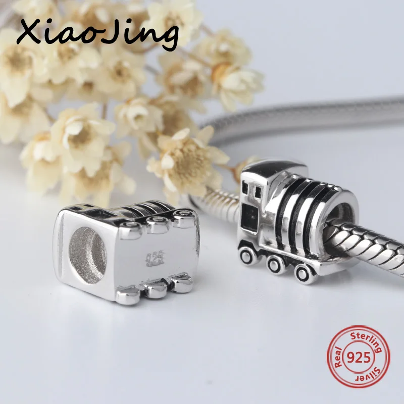 New arrivals 925 Sterling Silver diy craft charms Special oxidation train Beads Fit authentic European Bracelets Jewelry Gifts
New arrivals 925 Sterling Silver diy craft charms Special oxidation train Beads Fit authentic European Bracelets Jewelry Gifts