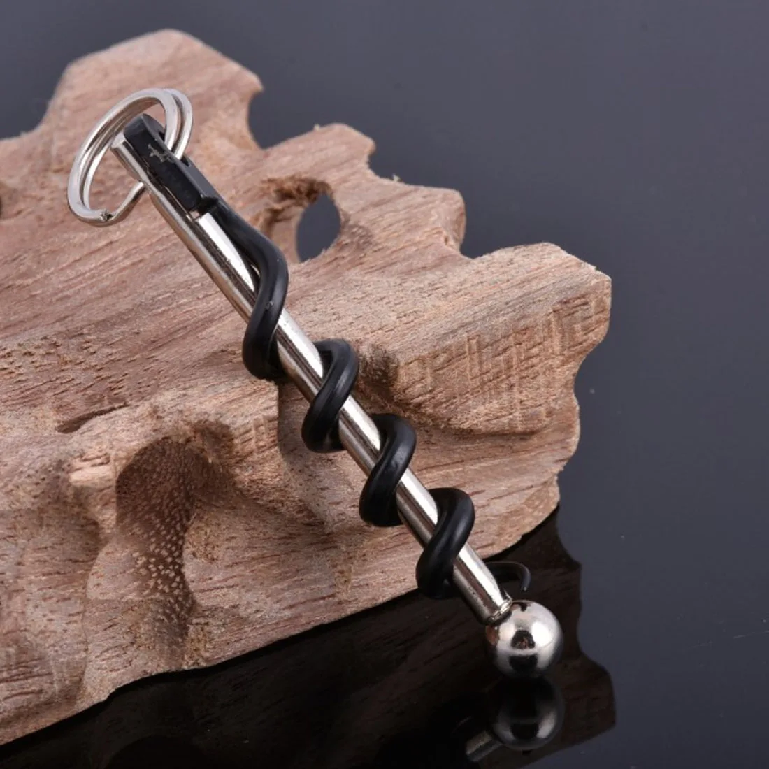 Good Wine EDC Twist Stick Corkscrew Stainless Steel Cork Bottle Puller Opener Keyring Camping Champagne Stopper
Good Wine EDC Twist Stick Corkscrew Stainless Steel Cork Bottle Puller Opener Keyring Camping Champagne Stopper