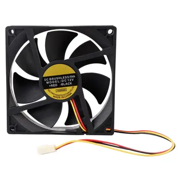 12V 3-Pin 9cm 90mm Computer Fan Portable USB Cooler Small PC CPU Cooling Computer Components Cooling Accessories Black Low Noise
12V 3-Pin 9cm 90mm Computer Fan Portable USB Cooler Small PC CPU Cooling Computer Components Cooling Accessories Black Low Noise