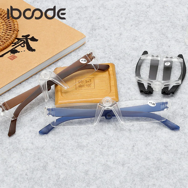 iboode Rimless Foldable Reading Glasses Folding Portable Glasses Light Men Women Presbyopic Fashion gafas for parents Elderly
iboode Rimless Foldable Reading Glasses Folding Portable Glasses Light Men Women Presbyopic Fashion gafas for parents Elderly