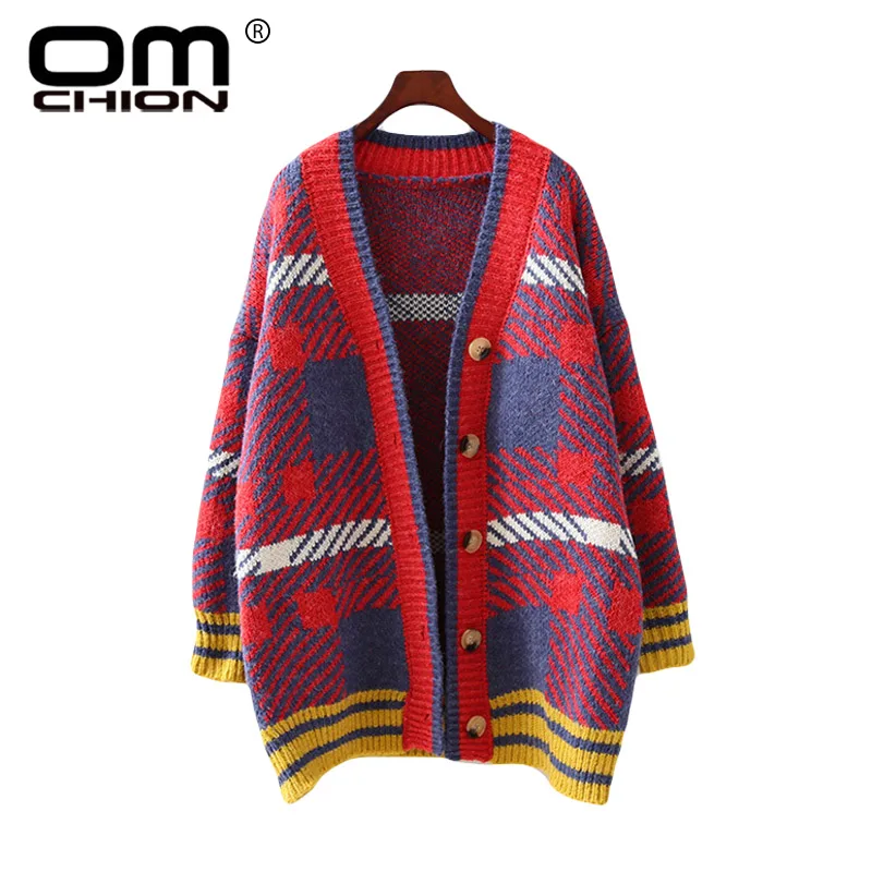 OMCHION Roupas Feminina 2018 Winter Coat Women Single Breasted Korean Cardigan Oversize Loose Knit Sweater Jacket Poncho LS109
OMCHION Roupas Feminina 2018 Winter Coat Women Single Breasted Korean Cardigan Oversize Loose Knit Sweater Jacket Poncho LS109