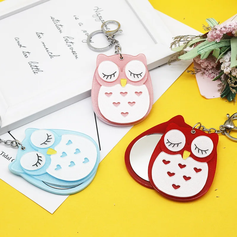Q Owl Red Blue Pink Makeup Mirror Mini Slide Cover Folding Portable Pocket Kid Women Cosmetic Clear Glass Beauty Make Up Cute
Q Owl Red Blue Pink Makeup Mirror Mini Slide Cover Folding Portable Pocket Kid Women Cosmetic Clear Glass Beauty Make Up Cute