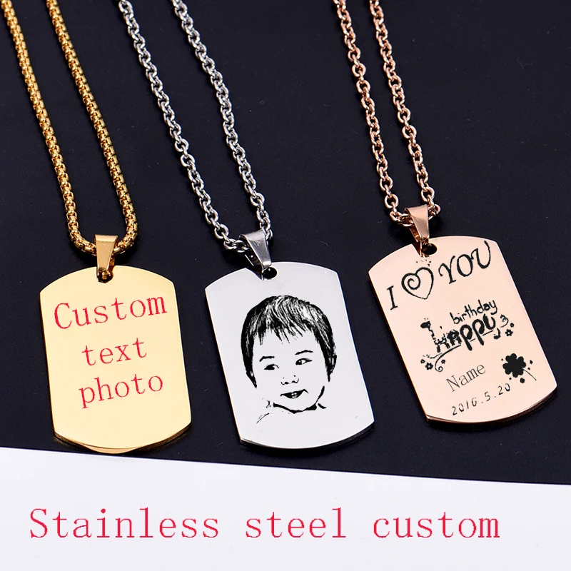 Customized Engraved Words Motto Family Friend Group Photo View Monumental Nameplate Unisex Necklace ID Tag Pendant Family Gifts
Customized Engraved Words Motto Family Friend Group Photo View Monumental Nameplate Unisex Necklace ID Tag Pendant Family Gifts