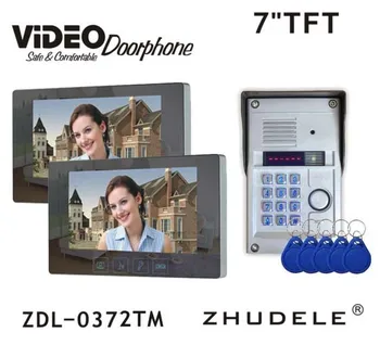 ZHUDELE Home Security Wired Touch 7 inch Color Home Video Door Phone Intercom System2 Monitors + 1RFID Code Camera IN STOCK
ZHUDELE Home Security Wired Touch 7 inch Color Home Video Door Phone Intercom System2 Monitors + 1RFID Code Camera IN STOCK