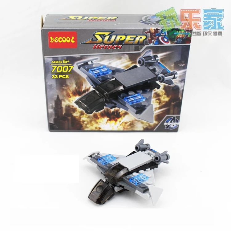 Mini Quinjet Set Vehicles Batmobile Tumbler Batman Batwing Avengers Building Blocks Toys Compatible With Lego
Mini Quinjet Set Vehicles Batmobile Tumbler Batman Batwing Avengers Building Blocks Toys Compatible With Lego