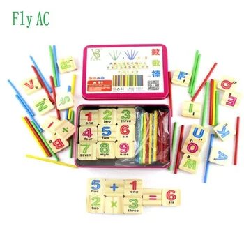 Montessori Children Counting Stick Calculation Math Educational Toy Wooden Number Cards and Counting Rods with Box
Montessori Children Counting Stick Calculation Math Educational Toy Wooden Number Cards and Counting Rods with Box
