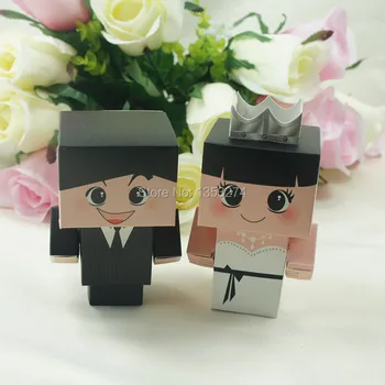 Free shipping by China Post! Wholesales! 250pcs/lot! Carton "Groom" and " bride" paper candy box Wedding Candy Box gift box
Free shipping by China Post! Wholesales! 250pcs/lot! Carton "Groom" and " bride" paper candy box Wedding Candy Box gift box