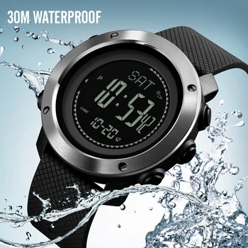 SKMEI Brand Mens Sports Watches Altimeter Barometer Compass Thermometer Weather Men Watch Pedometer Calories Digital Watch Women
SKMEI Brand Mens Sports Watches Altimeter Barometer Compass Thermometer Weather Men Watch Pedometer Calories Digital Watch Women
