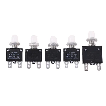 1Pc Circuit Breaker 5/10/15/20/30A Push Button Resettable Thermal Circuit Breaker Panel Mount Overload Switch
1Pc Circuit Breaker 5/10/15/20/30A Push Button Resettable Thermal Circuit Breaker Panel Mount Overload Switch