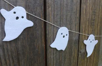 Halloween Ghost felt Garlands buntings Christening wedding birthday bridal baby shower Church decor banners
Halloween Ghost felt Garlands buntings Christening wedding birthday bridal baby shower Church decor banners