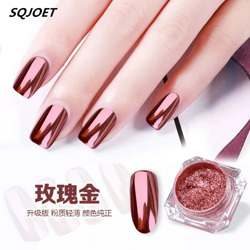 Laser nail polish mirror silver polish magic mirror flash powder laser dust nail art paint powder DIY decoration.
Laser nail polish mirror silver polish magic mirror flash powder laser dust nail art paint powder DIY decoration.