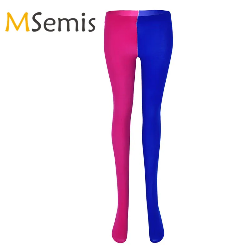 Unisex Women Tights Men Pantyhose Full Footed Tights Pantyhose for Women Stockings Two Toned Jester Costume with Reinforced Toe
Unisex Women Tights Men Pantyhose Full Footed Tights Pantyhose for Women Stockings Two Toned Jester Costume with Reinforced Toe