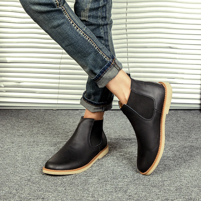 Men Boots Men Footwear Outdoor bot fashion Shoes 2019 New Arrival Male Chelsea Boots for Mn Leather Ankle Boots
Men Boots Men Footwear Outdoor bot fashion Shoes 2019 New Arrival Male Chelsea Boots for Mn Leather Ankle Boots