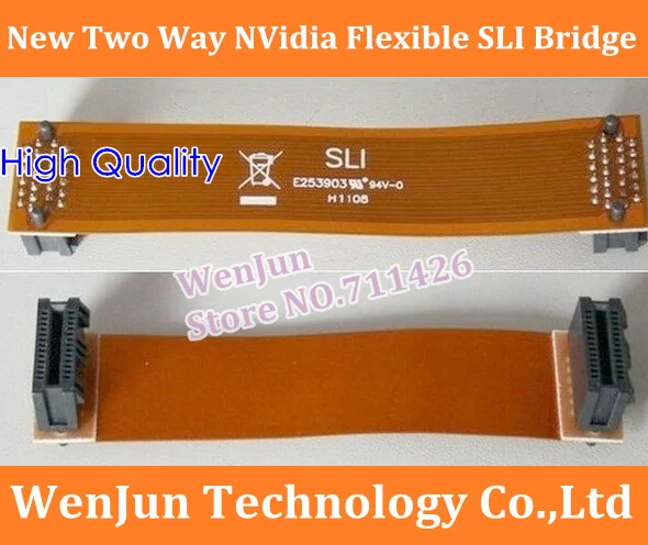 Free Shipping New Two Way NVidia Flexible SLI Bridge PCI-E Video Connector 50pcs/lot
Free Shipping New Two Way NVidia Flexible SLI Bridge PCI-E Video Connector 50pcs/lot