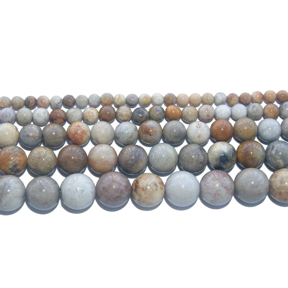 Natural Chrysanthemum Stone Coral Fossils Round Beads 4 6 8 10 12 MM Pick Size For Jewelry Making DIY Bracelet Necklace Material
Natural Chrysanthemum Stone Coral Fossils Round Beads 4 6 8 10 12 MM Pick Size For Jewelry Making DIY Bracelet Necklace Material