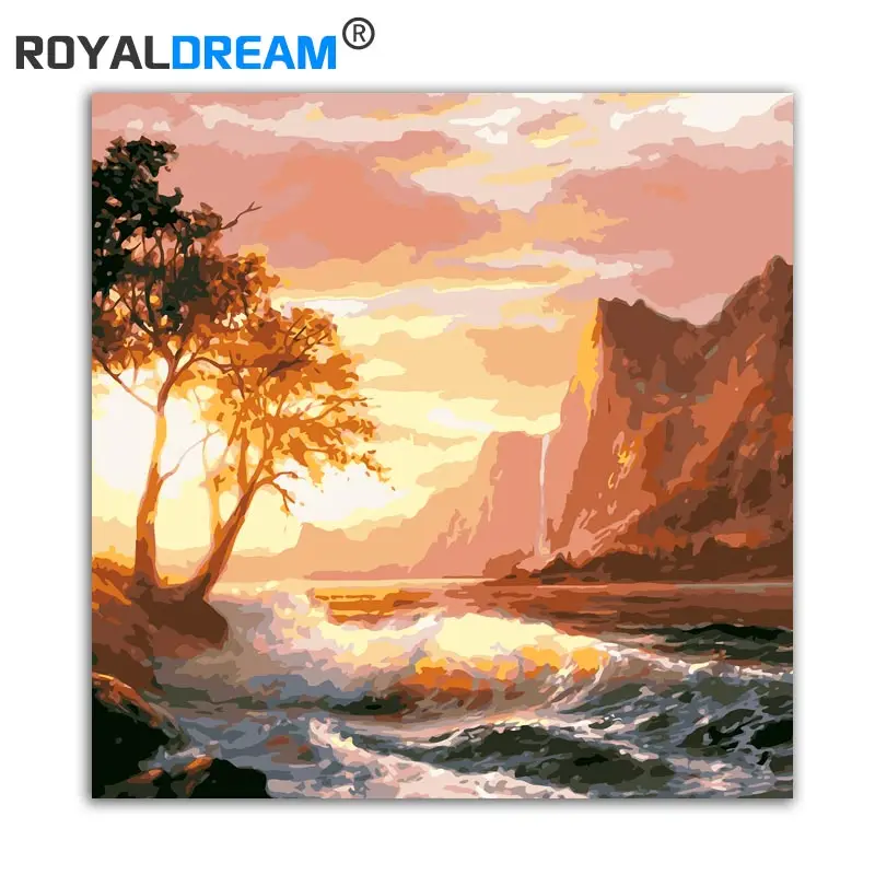 ROYALDREAM Mountain Sea Landscape DIY Painting By Numbers Kits Coloring Paint By Numbers Modern Wall Art Picture Gift
ROYALDREAM Mountain Sea Landscape DIY Painting By Numbers Kits Coloring Paint By Numbers Modern Wall Art Picture Gift