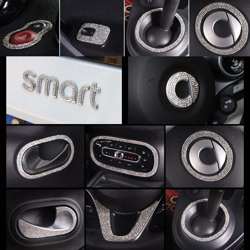 Car Styling Car interior with diamond decorative sticker for 2015 2016 2017 2018 2019 Mercedes-Benz smart car Accessories
Car Styling Car interior with diamond decorative sticker for 2015 2016 2017 2018 2019 Mercedes-Benz smart car Accessories