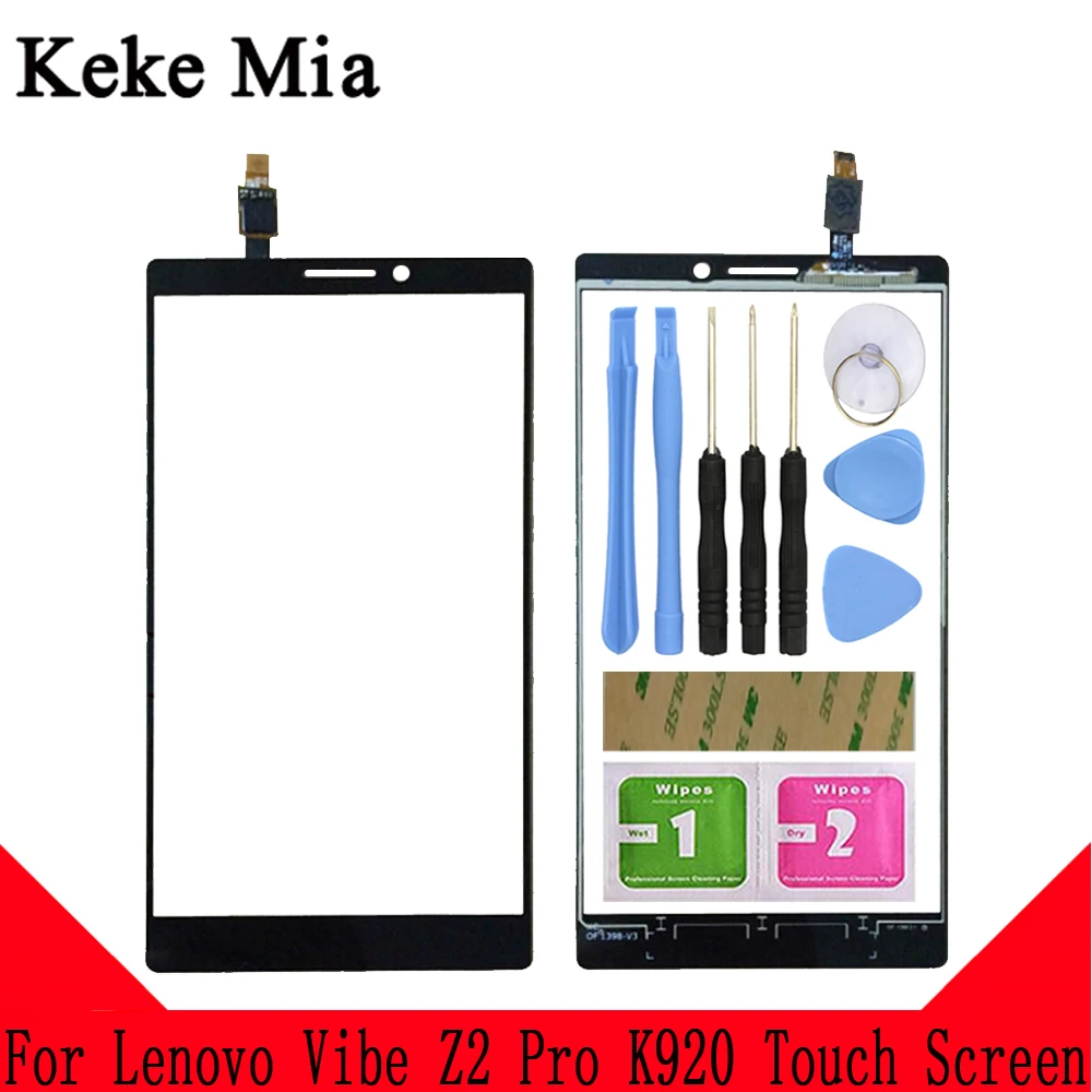 Keke Mia 6.0" Mobile Phone Touch Screen For Lenovo Vibe Z2 Pro K920 Touch Panel Glass Lens Touchpad Digitizer And Adhesive+Wipes
Keke Mia 6.0" Mobile Phone Touch Screen For Lenovo Vibe Z2 Pro K920 Touch Panel Glass Lens Touchpad Digitizer And Adhesive+Wipes