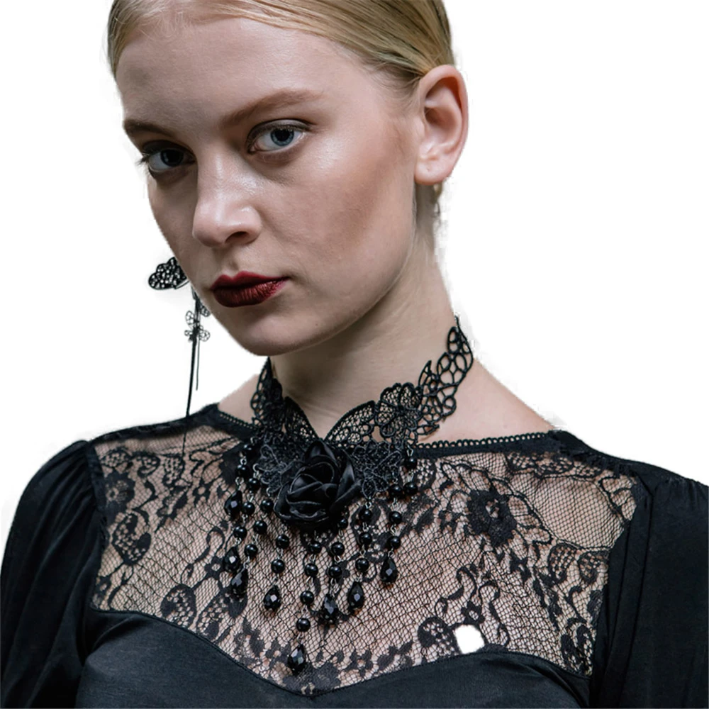 Punk Women Chokers Necklace Multi-layer Chains Floral Beads Necklace Trendy Party Fashion Necklaces
Punk Women Chokers Necklace Multi-layer Chains Floral Beads Necklace Trendy Party Fashion Necklaces