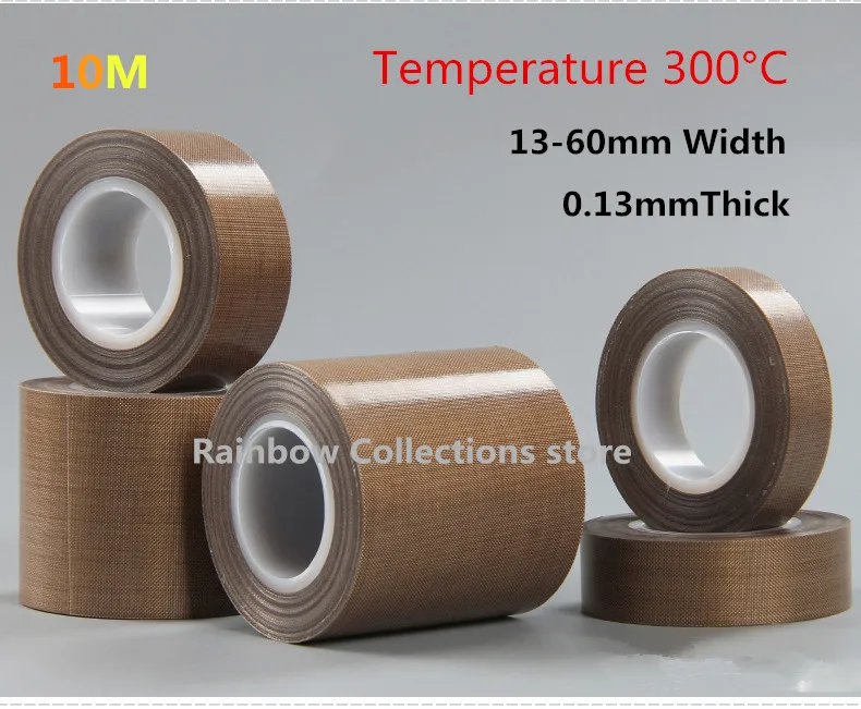 10M 13-60mmWidth 0.13mmThick PTFE Teflon Tape Teflon High Temperature Tape Insulation Tape Can Be Temperature 300Degrees Celsius
10M 13-60mmWidth 0.13mmThick PTFE Teflon Tape Teflon High Temperature Tape Insulation Tape Can Be Temperature 300Degrees Celsius
