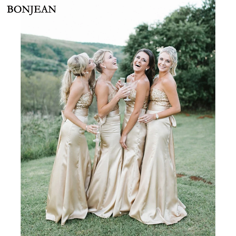 Simple Mermaid Bridesmaids Dresses Sleeveless Long Sequined Maid of Honor Red Wedding Guest Party Gowns Cheap Custom Made
Simple Mermaid Bridesmaids Dresses Sleeveless Long Sequined Maid of Honor Red Wedding Guest Party Gowns Cheap Custom Made