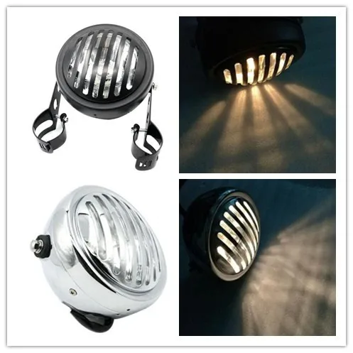 Motorcycle Metal Retro Grill Mask Front Headlight For Harley Cafe Racer Chopper Bobber CG125 GN125 Motorcycle Headlight
Motorcycle Metal Retro Grill Mask Front Headlight For Harley Cafe Racer Chopper Bobber CG125 GN125 Motorcycle Headlight