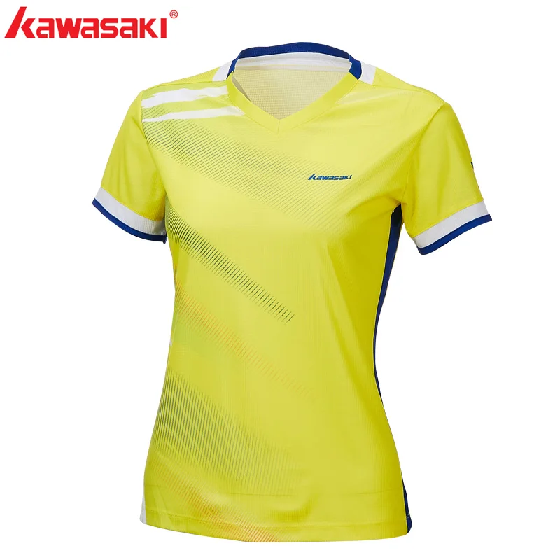 KAWASAKI 2018 New Quick Dry Badminton T Shirt for Women V Neck Sports T-Shirt for Table Tennis Running Fitness ST-T2010
KAWASAKI 2018 New Quick Dry Badminton T Shirt for Women V Neck Sports T-Shirt for Table Tennis Running Fitness ST-T2010