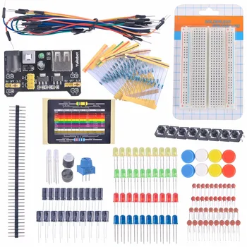 RCmall Electronic Fans Kit Breadboard Cable Resistor Capacitor LED Potentiometer for Arduino FZ0869-DIYmall DIYmall
RCmall Electronic Fans Kit Breadboard Cable Resistor Capacitor LED Potentiometer for Arduino FZ0869-DIYmall DIYmall