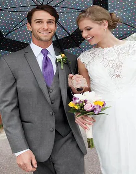 2020 Best Selling Custom Made Grey Gromm Purfle Process Two Buttons Gun Collar Wedding Suits For Men (jacket+pants+vest)
2020 Best Selling Custom Made Grey Gromm Purfle Process Two Buttons Gun Collar Wedding Suits For Men (jacket+pants+vest)