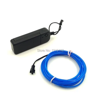 1Set EL driver With 2.3mm 3Metre Flexible EL Wire Rope Tube Neon Cold Light For Glow Party Car toys/craft model Party Decoration
1Set EL driver With 2.3mm 3Metre Flexible EL Wire Rope Tube Neon Cold Light For Glow Party Car toys/craft model Party Decoration
