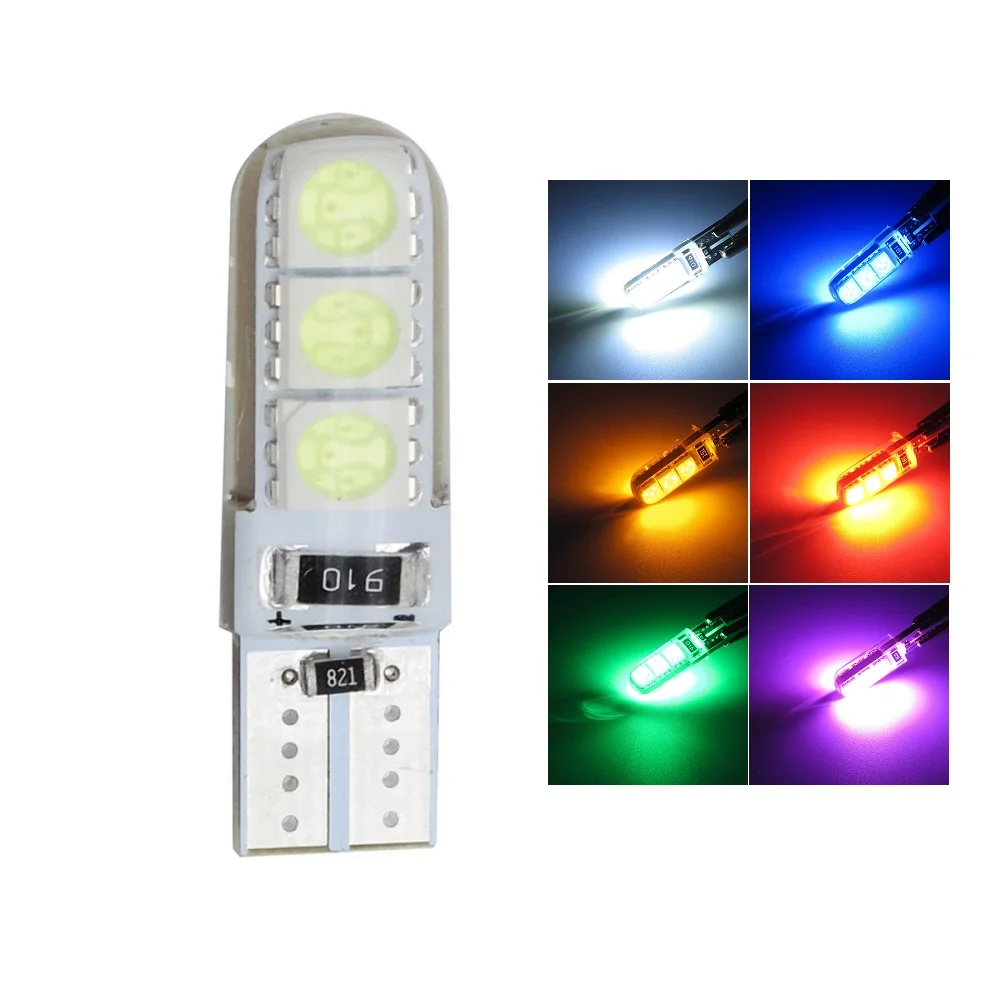 2pcs 12V T10 LED Silicone Car Signal Lamp Reading Bulb 5050 SMD W5W 194 168 Auto License Plate Bulb Parking Lamp Reverse Lights
2pcs 12V T10 LED Silicone Car Signal Lamp Reading Bulb 5050 SMD W5W 194 168 Auto License Plate Bulb Parking Lamp Reverse Lights