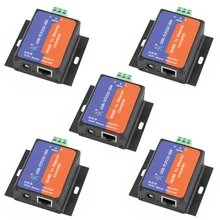 Q14870-5 5 pces USR-TCP232-304 serial rs485 ao módulo do conversor do servidor dos ethernet de tcp/ip com dhcp/dns da webpage incorporado suportado(China)