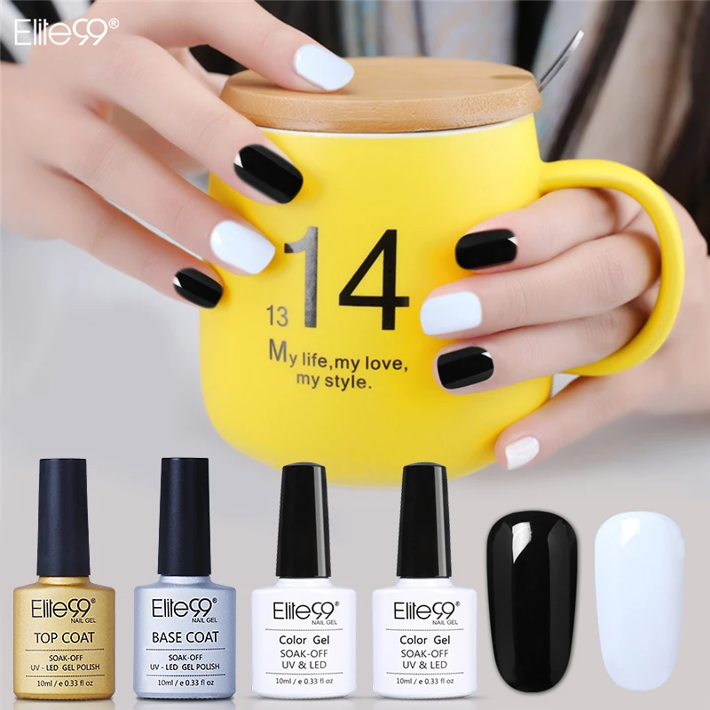 Elite99 White Black Jump Color Nail Gel 10ml Pure Color Soak Off UV Lacquer Base Coat Top Coat UV Gel Manicure Nail Art Varnish
Elite99 White Black Jump Color Nail Gel 10ml Pure Color Soak Off UV Lacquer Base Coat Top Coat UV Gel Manicure Nail Art Varnish
