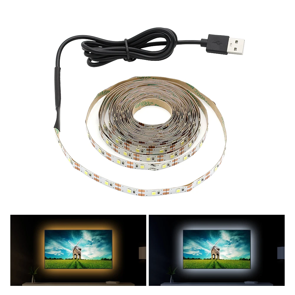 5M 4M 3M 2M 1M USB LED Strip Light DC 5V Flexible Lamp SMD 2835 Christmas Ramadan New Year Decor Tape For Home TV Background
5M 4M 3M 2M 1M USB LED Strip Light DC 5V Flexible Lamp SMD 2835 Christmas Ramadan New Year Decor Tape For Home TV Background