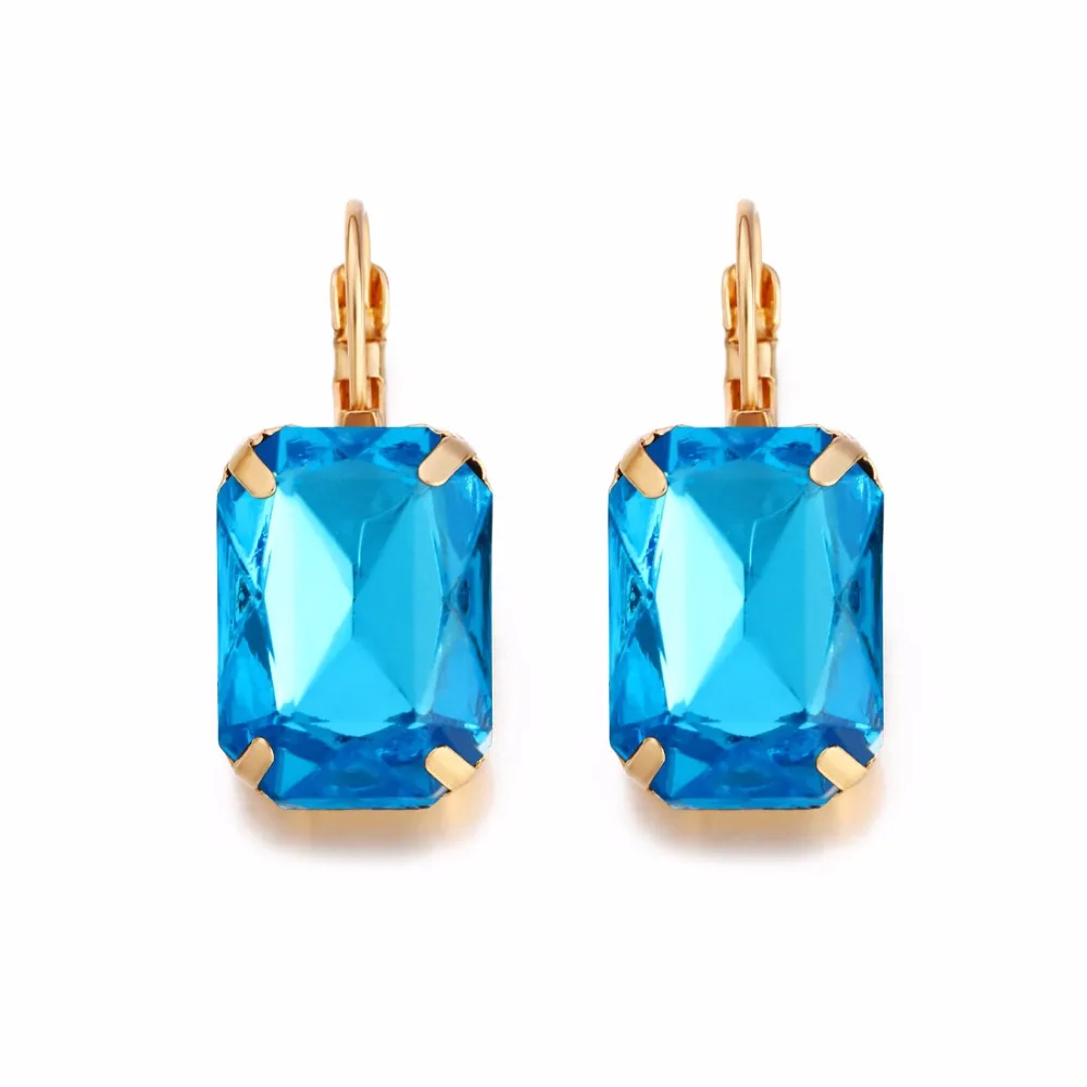 Hesiod Trendy Gold Color Rectangle Stud Earrings Lake Blue AAA Austrian Crystal Rhinestone Earring Girl Cuff Earring for Wedding
Hesiod Trendy Gold Color Rectangle Stud Earrings Lake Blue AAA Austrian Crystal Rhinestone Earring Girl Cuff Earring for Wedding