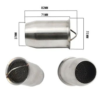 Universal 51mm Front End DB Killer For Motorcycle Exhaust Muffler DB Killer Motorbike Silencer Noise Sound Eliminator MF007
Universal 51mm Front End DB Killer For Motorcycle Exhaust Muffler DB Killer Motorbike Silencer Noise Sound Eliminator MF007