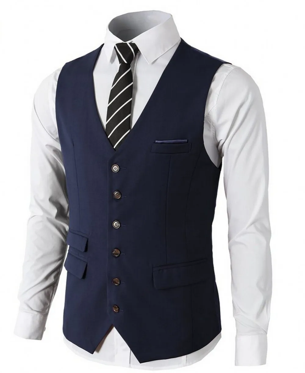 Image Navy Burgundy Black Groom Vests Groom Tuxedos Groomsmen Suit Vest Slim Fit Best Man Suit Wedding Men s Suits Bridegroom Vest