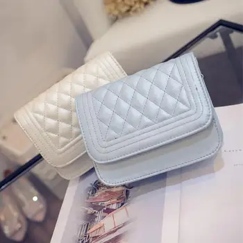 Free Shipping Fashion new handbags High quality PU leather Women bag Korea Simple Lozenge Sweet girl Chain shoulder Female bag
Free Shipping Fashion new handbags High quality PU leather Women bag Korea Simple Lozenge Sweet girl Chain shoulder Female bag
