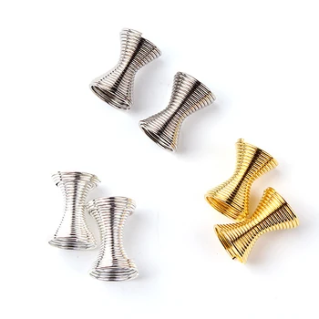 20pcs/lot 9X13mm Gold Silver Color Coiled Wire Beads with 8mm Inner Hole Spring Spacer Beads Fit DIY Jewelry Making Findings
20pcs/lot 9X13mm Gold Silver Color Coiled Wire Beads with 8mm Inner Hole Spring Spacer Beads Fit DIY Jewelry Making Findings
