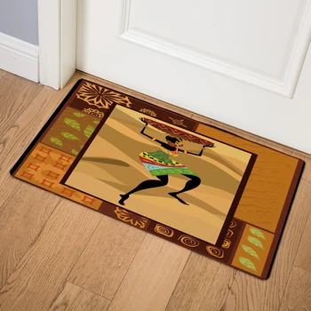 African Girl Style Design Waterproof Kitchen Carpet Entrance Non Slip Decor Cartoon Door Portrait Mat PVC Leather Mats 46*76cm
African Girl Style Design Waterproof Kitchen Carpet Entrance Non Slip Decor Cartoon Door Portrait Mat PVC Leather Mats 46*76cm
