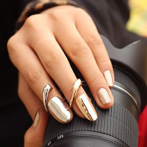 New LNRRABC fashion punk finger Nail Art Color metal finger ring Women/Girl's jewelry gifts Jewelry decoration Gift
New LNRRABC fashion punk finger Nail Art Color metal finger ring Women/Girl's jewelry gifts Jewelry decoration Gift