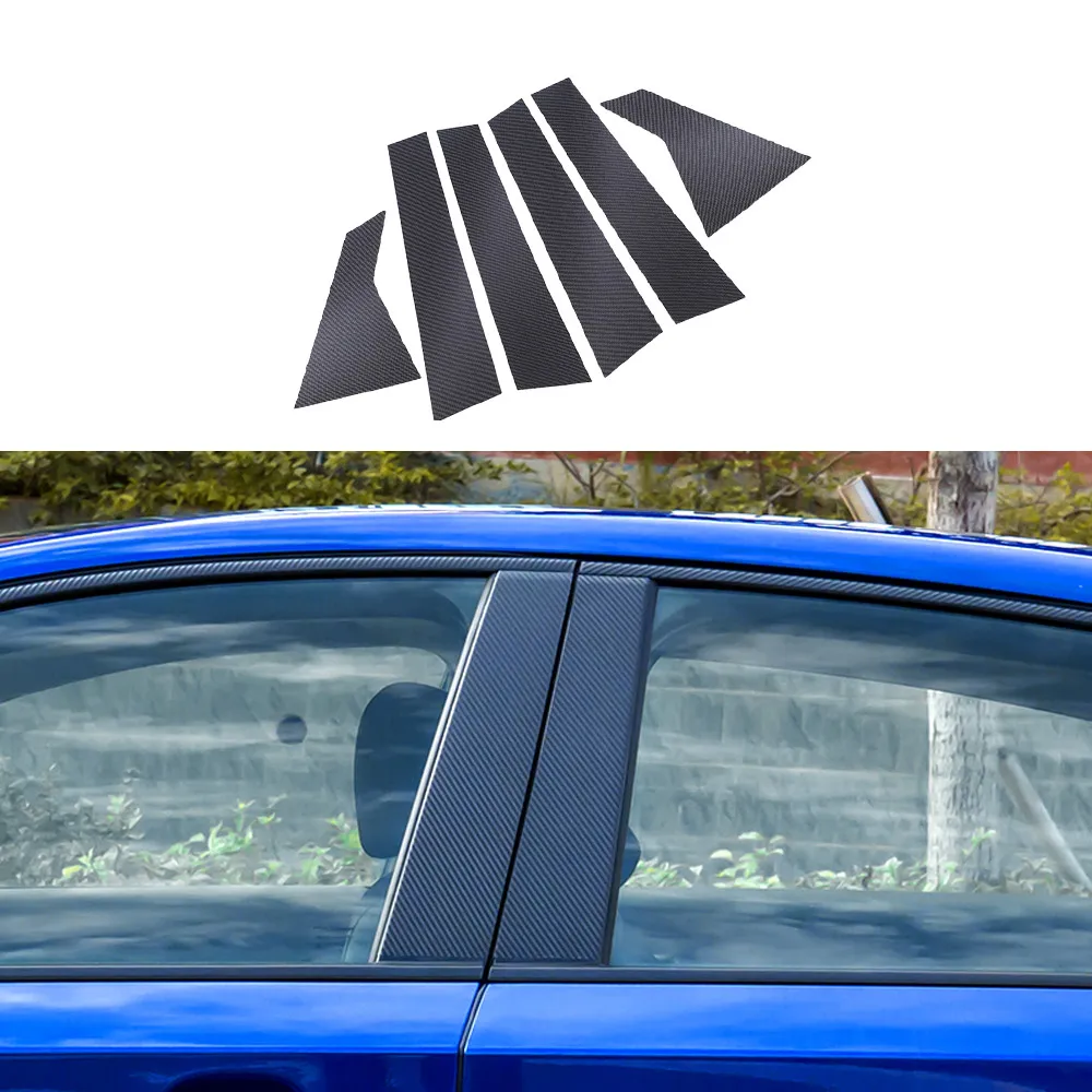 6 шт./компл. накладка на окно автомобиля для Honda Accord 10th 2018 2019 автомобильные