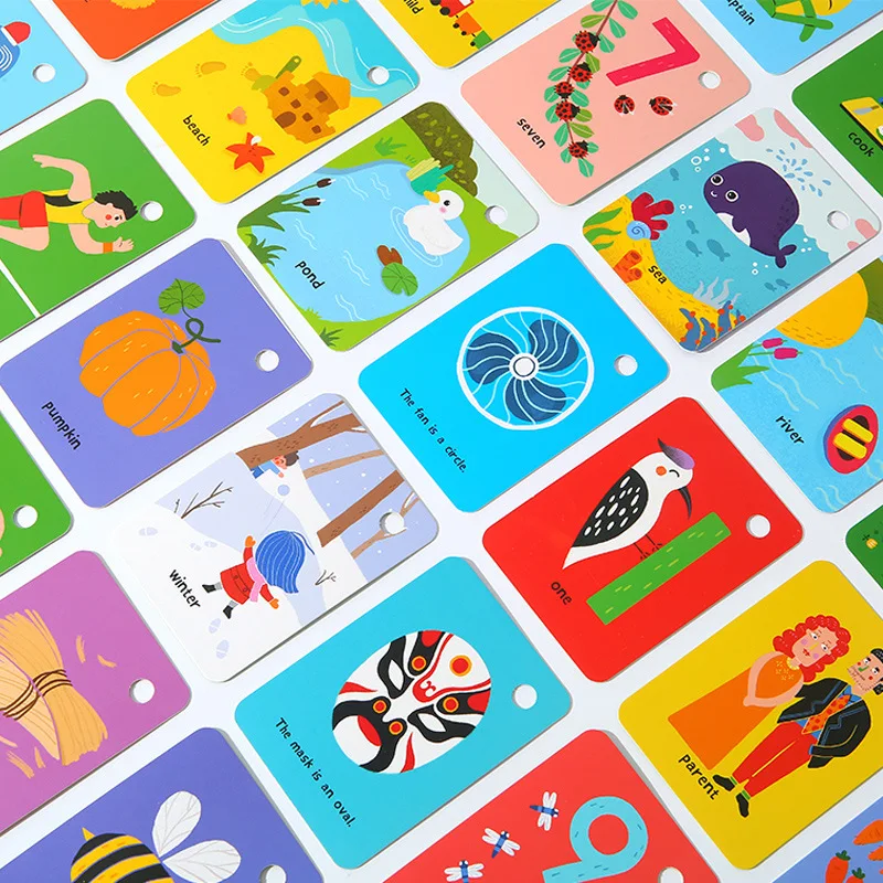 New Children English Flash Card Season and festival Outdoor world Early Education Paper high quality Learning Word Cards Kid toy
New Children English Flash Card Season and festival Outdoor world Early Education Paper high quality Learning Word Cards Kid toy