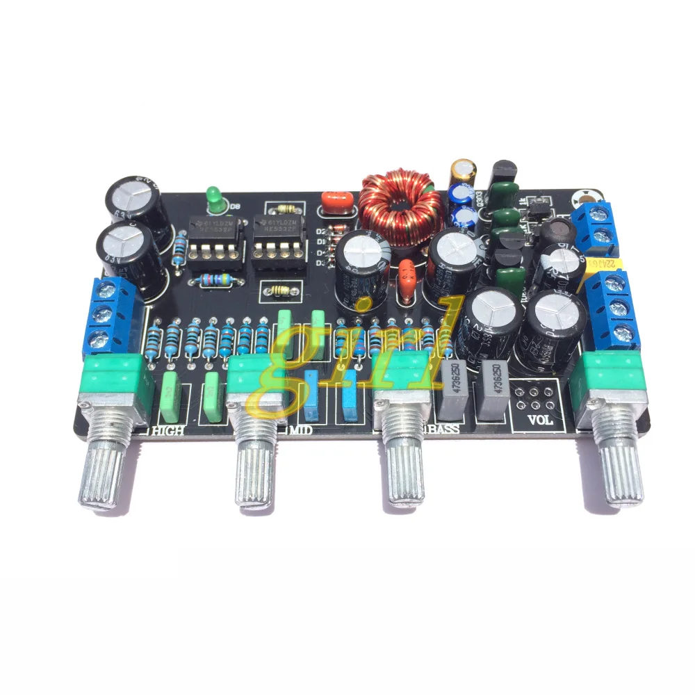 NE5532 car power -amplifier pre tone board DC12V power- amplifier board adjustable XR1075 TDA7850
NE5532 car power -amplifier pre tone board DC12V power- amplifier board adjustable XR1075 TDA7850