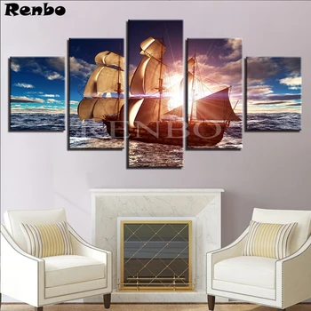 DIY needlework 5D mosaic diamond embroidery 5 Pieces Sunshine Sailboa cross stitch diamond painting Seascape home decor A156
DIY needlework 5D mosaic diamond embroidery 5 Pieces Sunshine Sailboa cross stitch diamond painting Seascape home decor A156