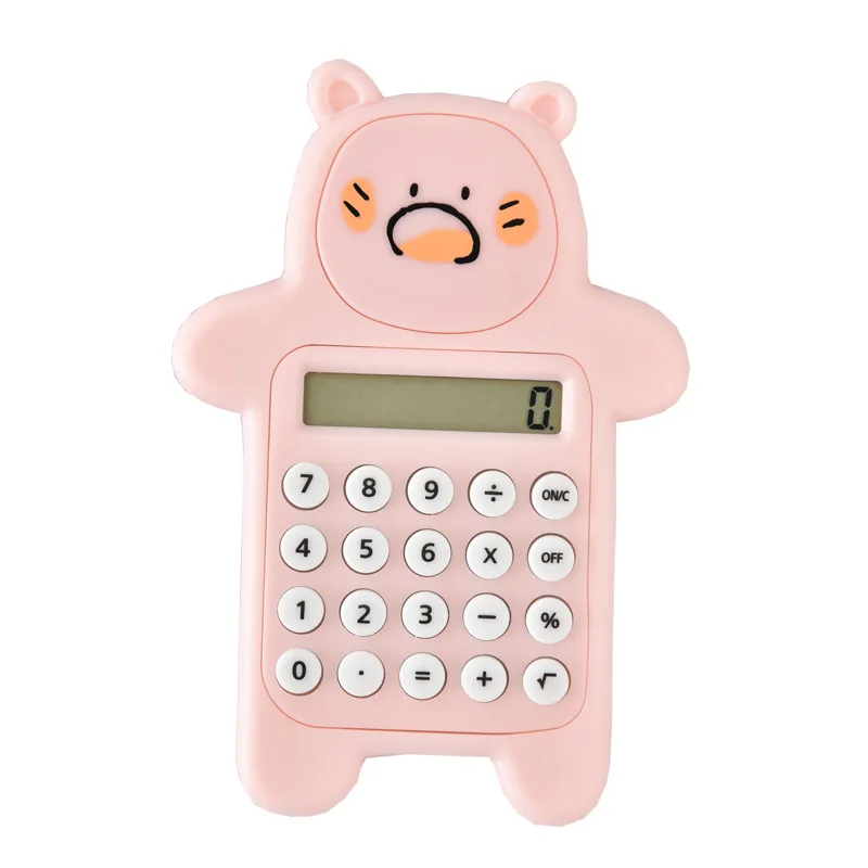 Drop Shipping Cartoon Cute Bear Cat Mini Calculator for Kids Student Office General Stationery Pocket Calculator Gifts
Drop Shipping Cartoon Cute Bear Cat Mini Calculator for Kids Student Office General Stationery Pocket Calculator Gifts