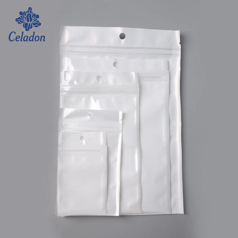 New Arrival Multi Sizes White / Clear Self Seal Zipper Plastic Hang Hole Retail Packaging Packing Poly Bag Zip lock Package
New Arrival Multi Sizes White / Clear Self Seal Zipper Plastic Hang Hole Retail Packaging Packing Poly Bag Zip lock Package