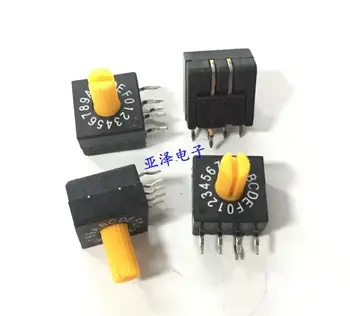 10pcs/lot High quality 0-F rotary dial switch, 16 position coded switch, vertical belt 4:1 pin, positive code switch
10pcs/lot High quality 0-F rotary dial switch, 16 position coded switch, vertical belt 4:1 pin, positive code switch