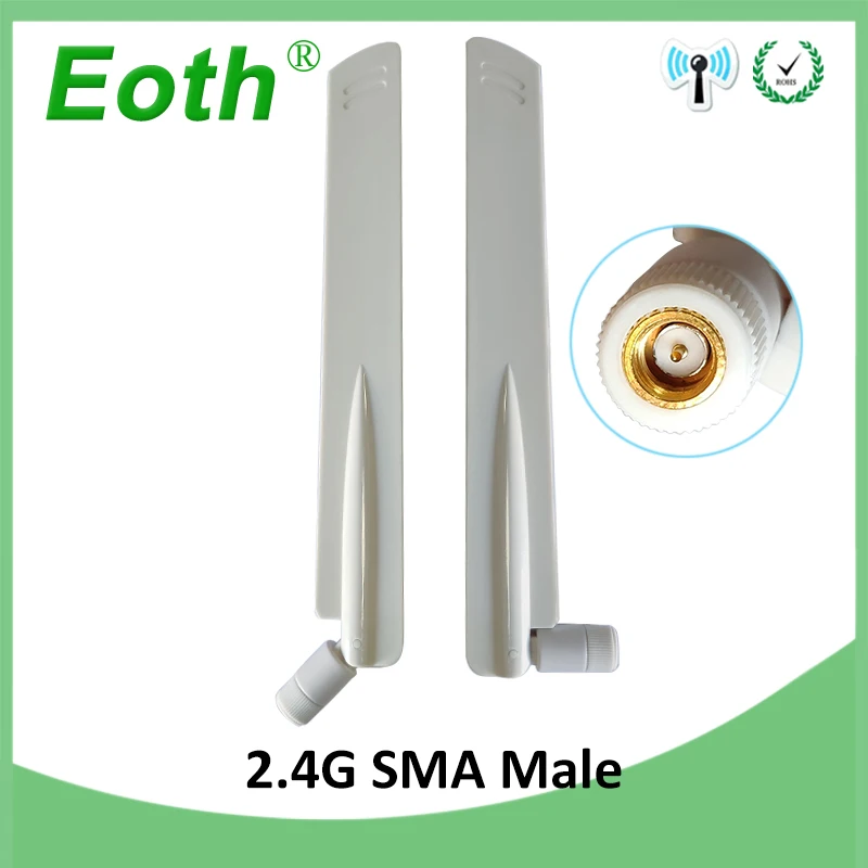 10pcs 2.4GHz Antenna wifi real 8dBi SMA male 2.4 ghz antena wi fi antenne Aerial antennas antenas for Wireless wi-fi Router
10pcs 2.4GHz Antenna wifi real 8dBi SMA male 2.4 ghz antena wi fi antenne Aerial antennas antenas for Wireless wi-fi Router